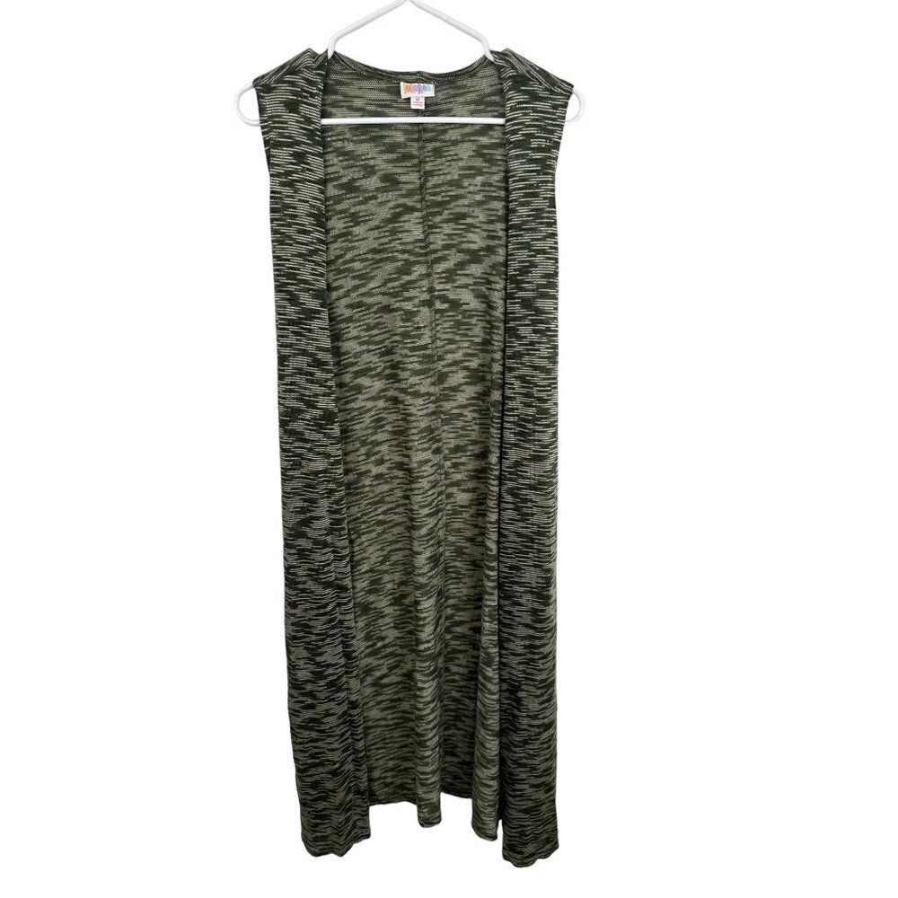 LuLaRoe, NWT, Joy green long duster, size M